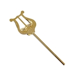 APM 500G Straight Stem Trumpet Lyre (Brass/4")